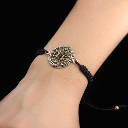 925 Sterling Silver Gemini Bracelet by SWISS PLUS - Zodiac Collection - view 5
