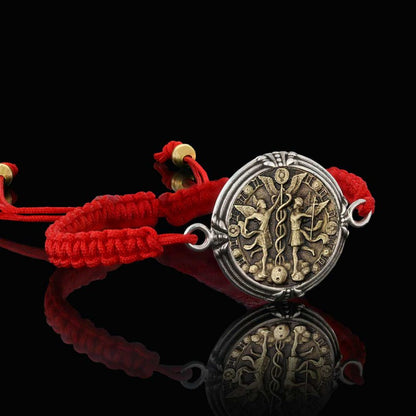 925 Sterling Silver Gemini Bracelet by SWISS PLUS - Zodiac Collection - view 6