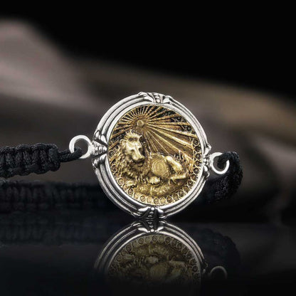925 Sterling Silver Leo Bracelet by SWISS PLUS - Zodiac Collection