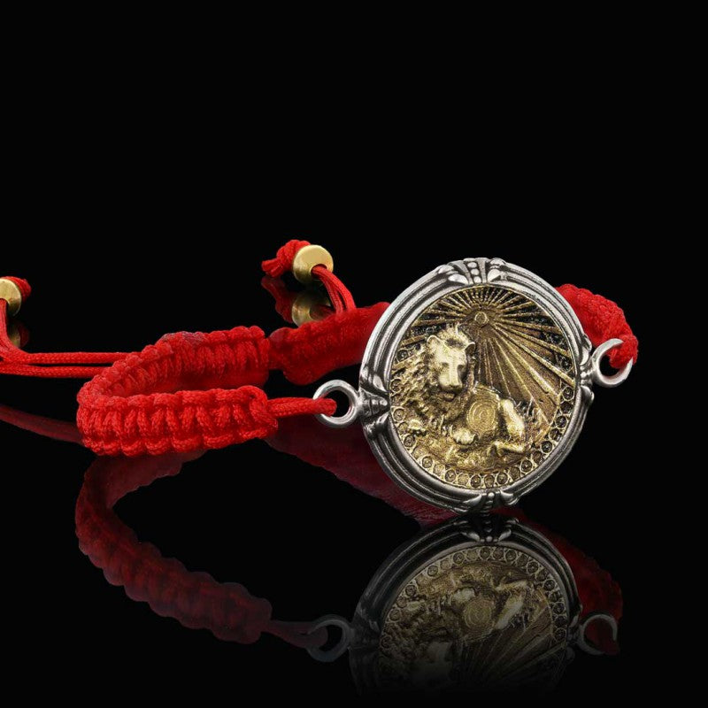 925 Sterling Silver Leo Bracelet by SWISS PLUS - Zodiac Collection - view 2