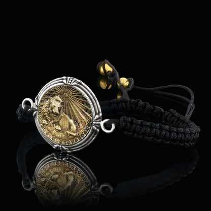 925 Sterling Silver Leo Bracelet by SWISS PLUS - Zodiac Collection - view 3