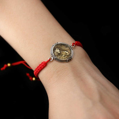 925 Sterling Silver Leo Bracelet by SWISS PLUS - Zodiac Collection - view 4