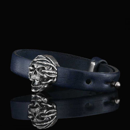 Unique Design Skull Leather Bracelets by SWISS PLUS - Unique Design Leather Bracelets - view 7