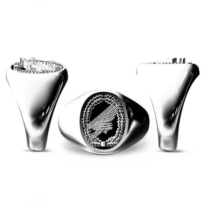 925 Sterling Silver Luftwaffe Ring by SWISS PLUS - Military Rings