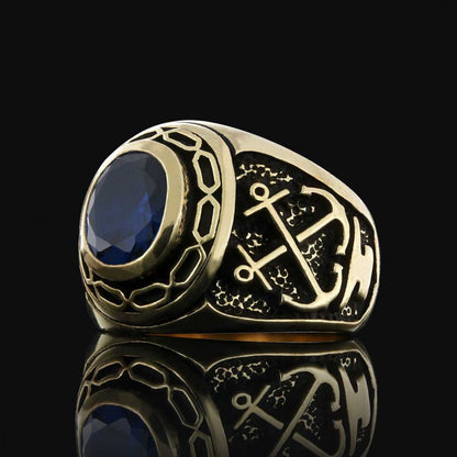 925 Sterling Silver Men Ring by SWISS PLUS - Unique Design Rings - view 4