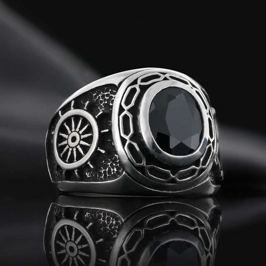 925 Sterling Silver Men Ring - view 1