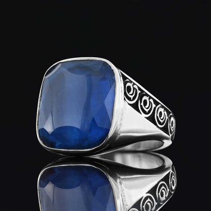 Unique Design 925 Sterling Silver Men Ring by SWISS PLUS - Unique Design Rings - view 3