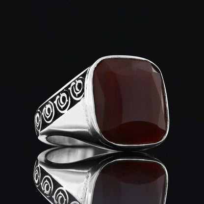 Unique Design 925 Sterling Silver Men Ring by SWISS PLUS - Unique Design Rings - view 6