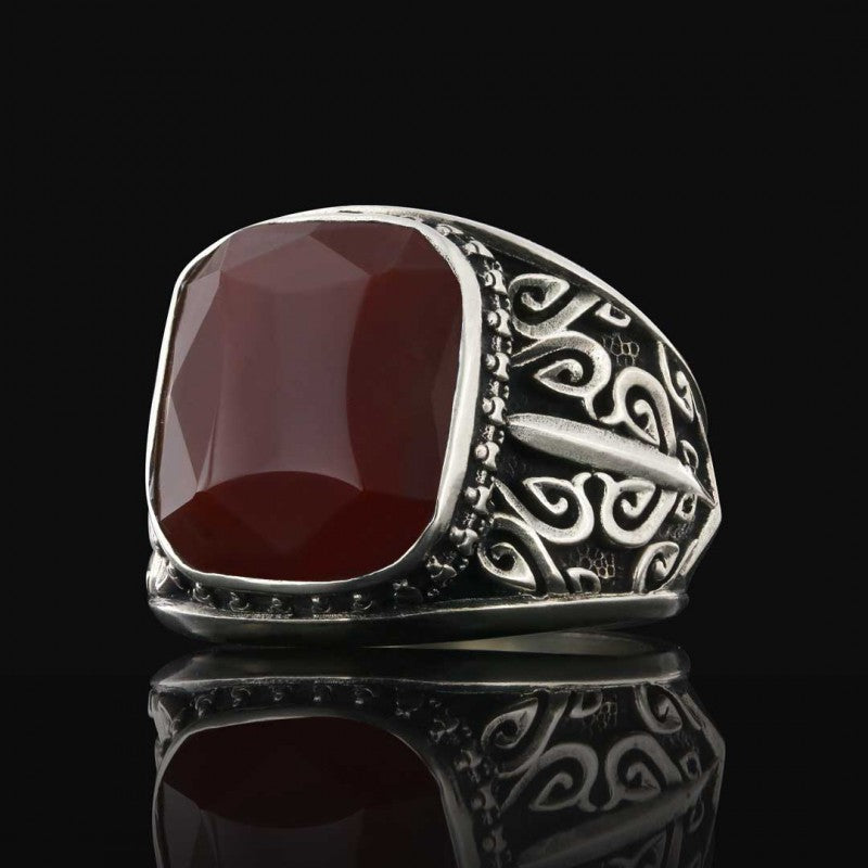 Unique 925 Sterling Silver Men Ring