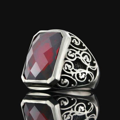 Special Design 925 Sterling Silver Men Ring by SWISS PLUS - Unique Design Rings - view 3