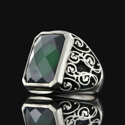 Special Design 925 Sterling Silver Men Ring by SWISS PLUS - Unique Design Rings - view 6