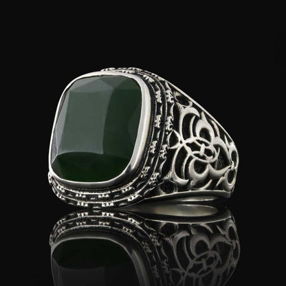 Hand Made 925 Sterling Silver Men Ring by SWISS PLUS - Unique Design Rings - view 3