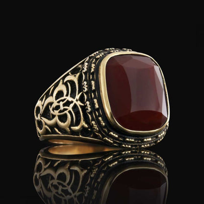 Hand Made 925 Sterling Silver Men Ring by SWISS PLUS - Unique Design Rings - view 4