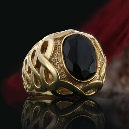 Unique 925 Sterling Silver Motif Ring by SWISS PLUS - Unique Design Rings