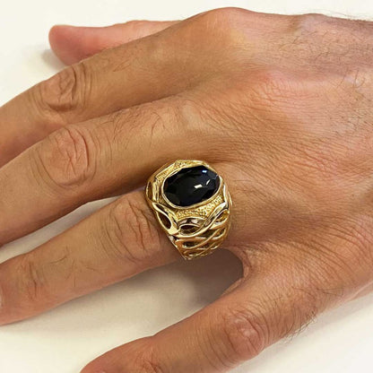 Unique 925 Sterling Silver Motif Ring by SWISS PLUS - Unique Design Rings - view 3