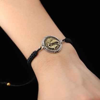925 Sterling Silver Pisces Bracelet by SWISS PLUS - Zodiac Collection