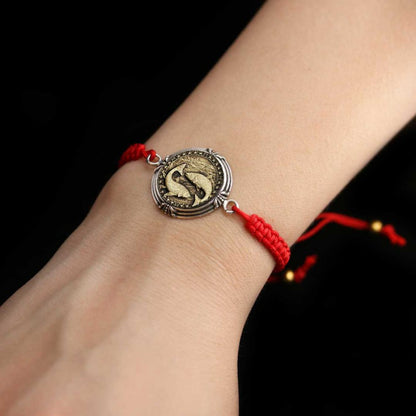 925 Sterling Silver Pisces Bracelet by SWISS PLUS - Zodiac Collection - view 4