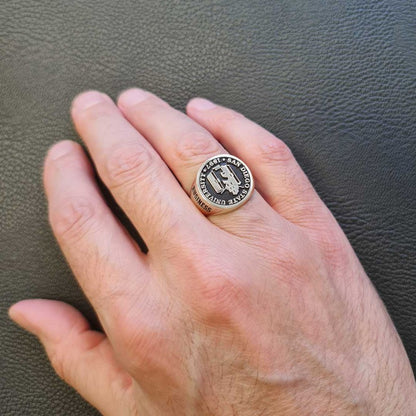 925 Sterling Silver San Diego State University Ring by SWISS PLUS - Custom College Class Rings - view 7