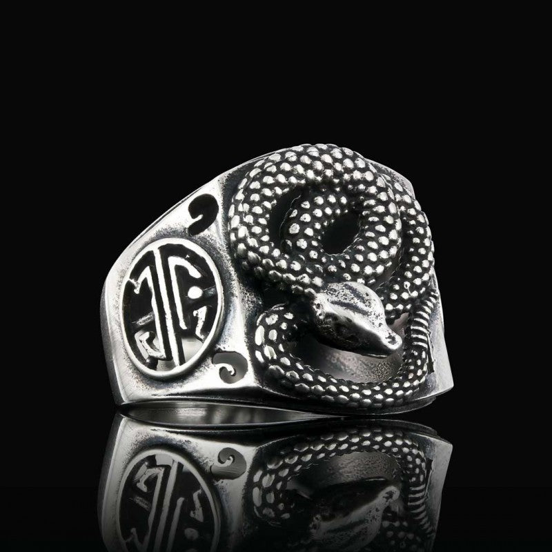 925 Sterling Silver Snake Ring