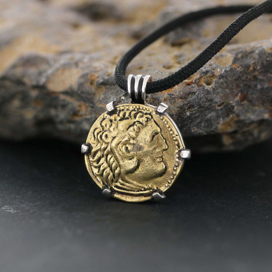 925 Sterling Silver Special Design Coin Women Pendant - view 1