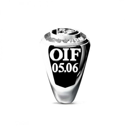 925 Sterling Silver Tomahawks Signet Ring by SWISS PLUS - Military Rings - view 3