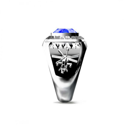 925 Sterling Silver Turkish Aerospace Military Rings by SWISS PLUS - Military Rings - view 4