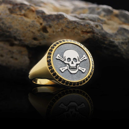 925 Sterling Silver Unique Design Women Skull Ring by SWISS PLUS - 925 Sterling Silver Rings for Men & Women