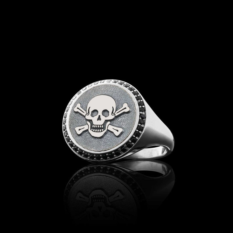 925 Sterling Silver Unique Design Women Skull Ring by SWISS PLUS - 925 Sterling Silver Rings for Men & Women - view 2