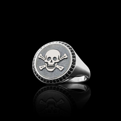 925 Sterling Silver Unique Design Women Skull Ring by SWISS PLUS - 925 Sterling Silver Rings for Men & Women - view 2
