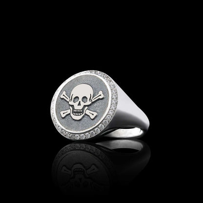 925 Sterling Silver Unique Design Women Skull Ring by SWISS PLUS - 925 Sterling Silver Rings for Men & Women - view 4