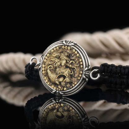 925 Sterling Silver Virgo Bracelet by SWISS PLUS - Zodiac Collection