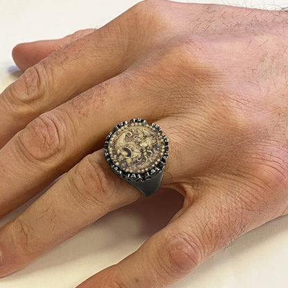 925 Sterling Silver Virgo Sign Ring by SWISS PLUS - Zodiac Collection - view 6