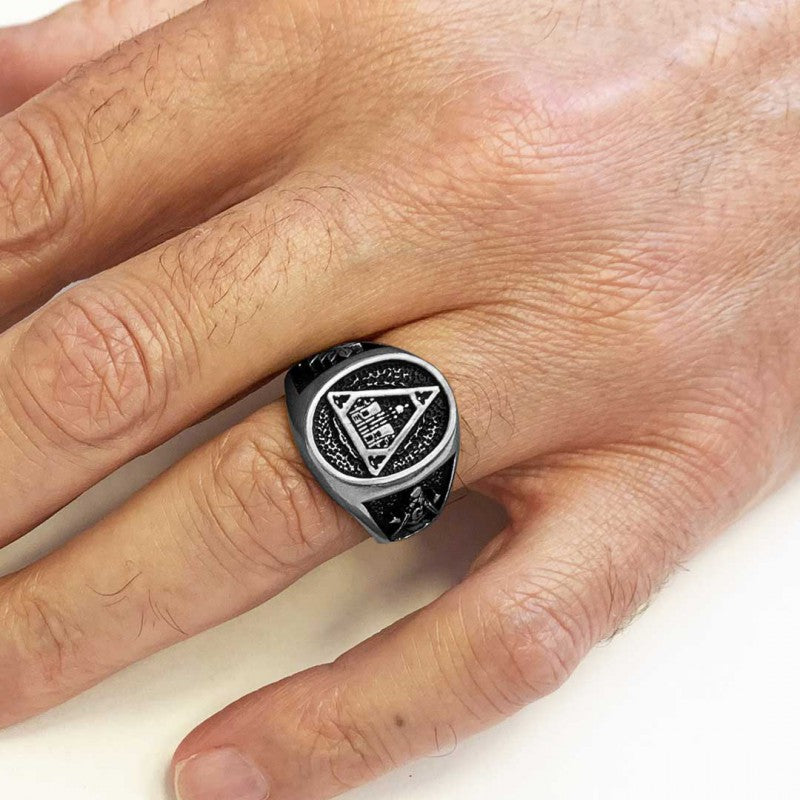 Acacia Masonic Ring, Free Masonic Ring, Master Mason Ring - view 7