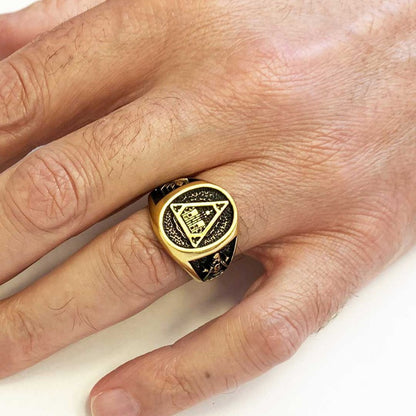 Acacia Masonic Ring, Free Masonic Ring, Master Mason Ring by SWISS PLUS - Mason Collection - view 5