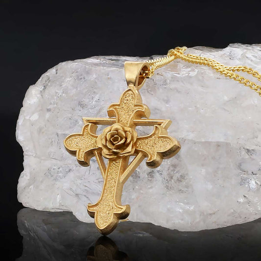 Amorc Jewelry, Rosicrucian Jewelry, Rosae Crucis Amorc Pendant, Rosae Crucis Necklace - view 1