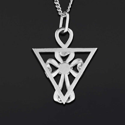Amorc Mystic Cross Necklace, Rosicrucian Pendant, Spiritual Symbol Jewelry by SWISS PLUS - Christian Collection - view 7