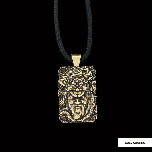Ancient Warrior Pendant Gold Coating