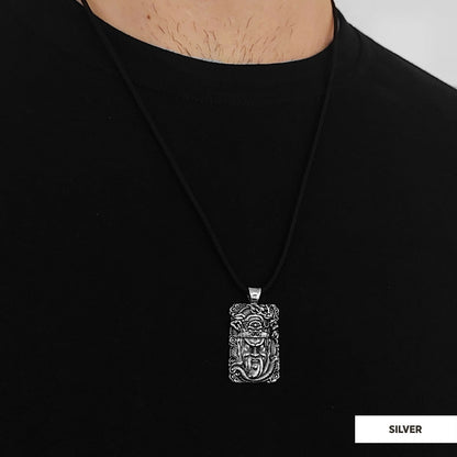 Ancient Warrior Pendant Silver by SWISS PLUS - Unique Pendants & Cool Design Necklaces - view 2