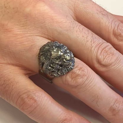 Angry Lion Ring by SWISS PLUS - Unique Design Rings - view 5