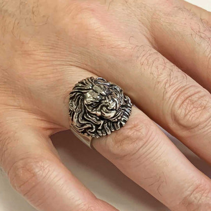 Angry Lion Ring by SWISS PLUS - Unique Design Rings - view 6