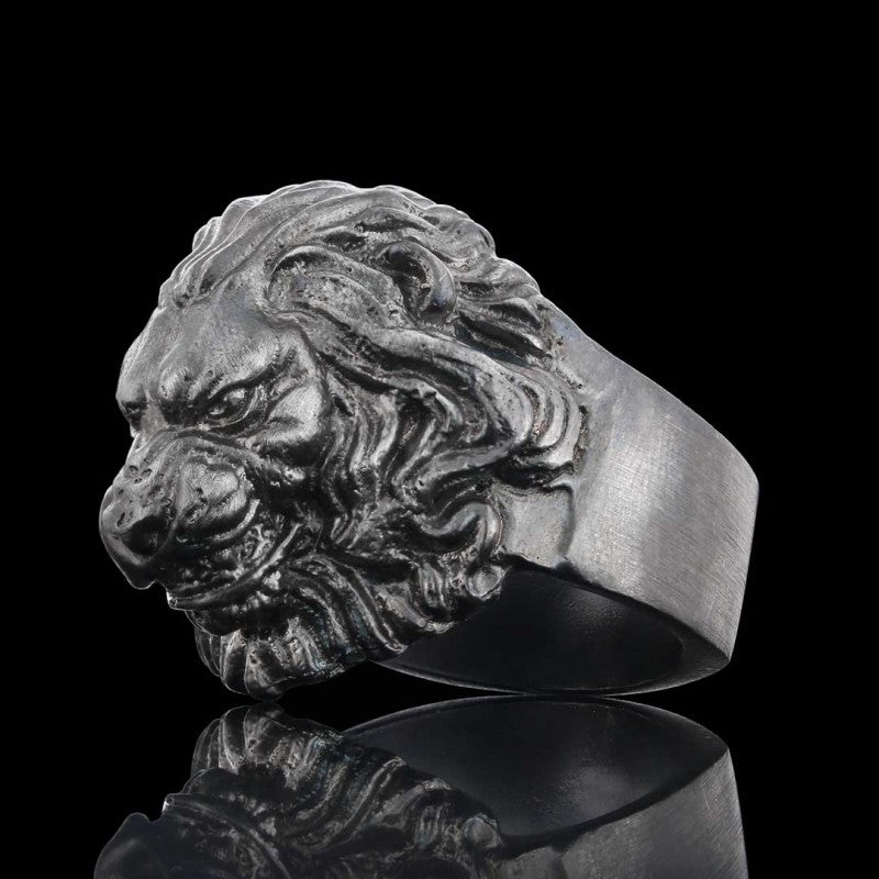 Angry Lion Ring by SWISS PLUS - Unique Design Rings - view 2