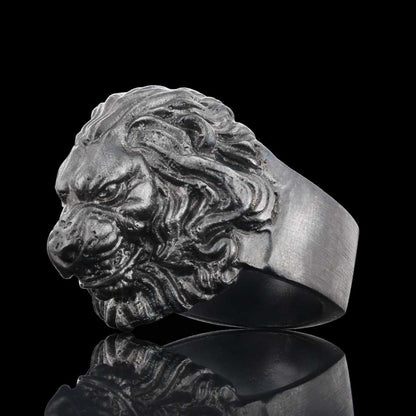 Angry Lion Ring by SWISS PLUS - Unique Design Rings - view 2