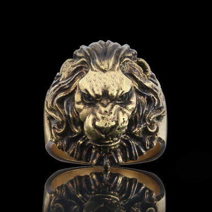 Angry Lion Ring by SWISS PLUS - Unique Design Rings - view 4