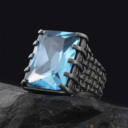 Arcana Silver Men Ring by SWISS PLUS - Unique Design Rings
