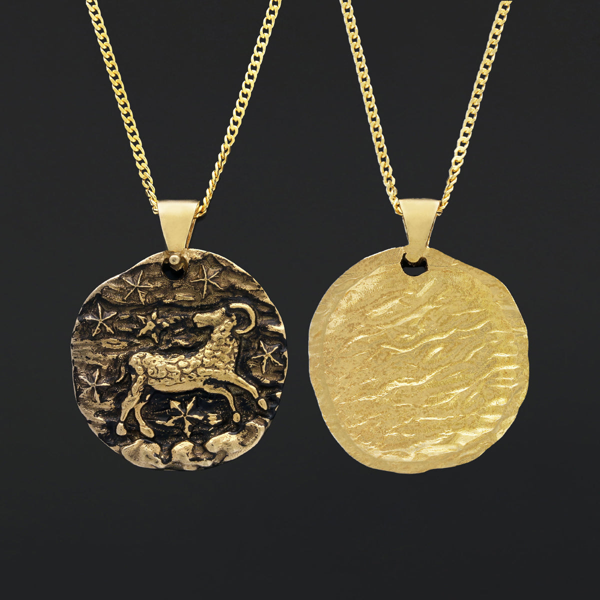 Aries Pendant, Zodiac Necklace, Sterling Silver Pendant, Astrology Jewelry, Aries Sign Jewelry