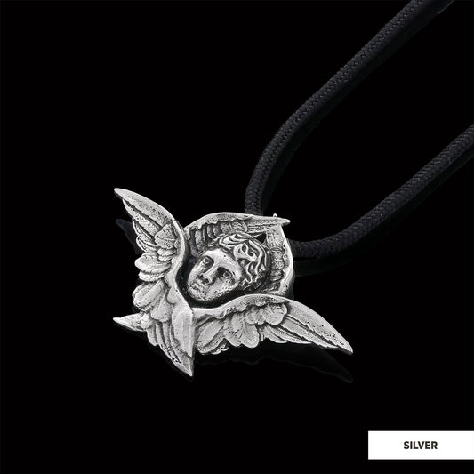 Baby Angel Pendant Silver