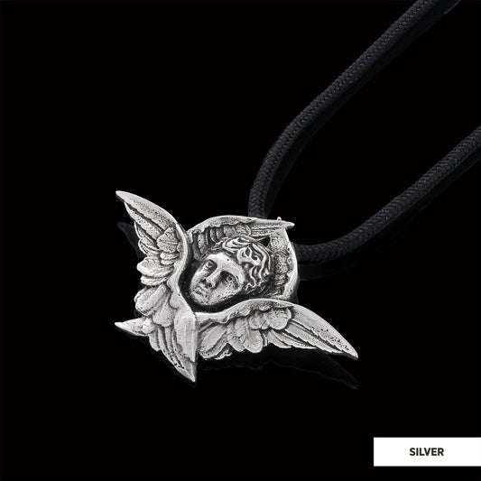 Baby Angel Pendant Silver