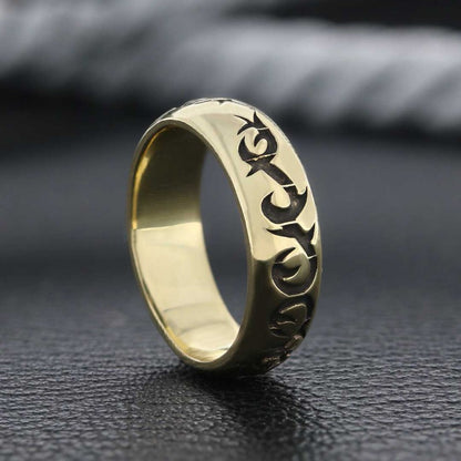 Custom Design Celtic Design Band Ring by SWISS PLUS - Sterling Silver Band Rings