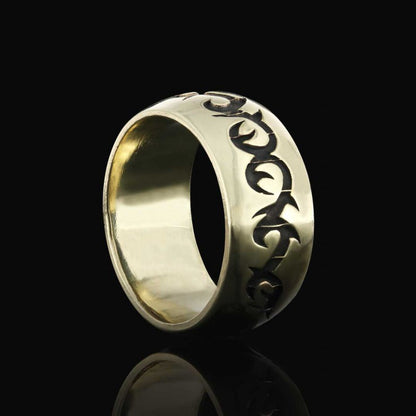 Custom Design Celtic Design Band Ring by SWISS PLUS - Sterling Silver Band Rings - view 3