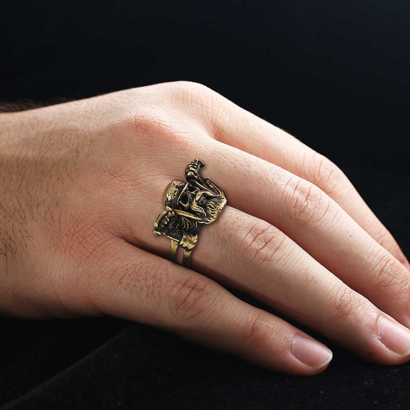 Biker Skull Ring - view 7